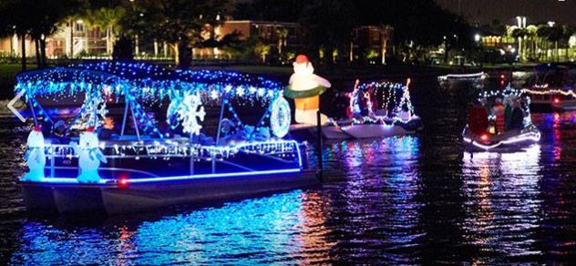 2018 Downtown Tampa Holiday Boat Parade of Lights Saturday