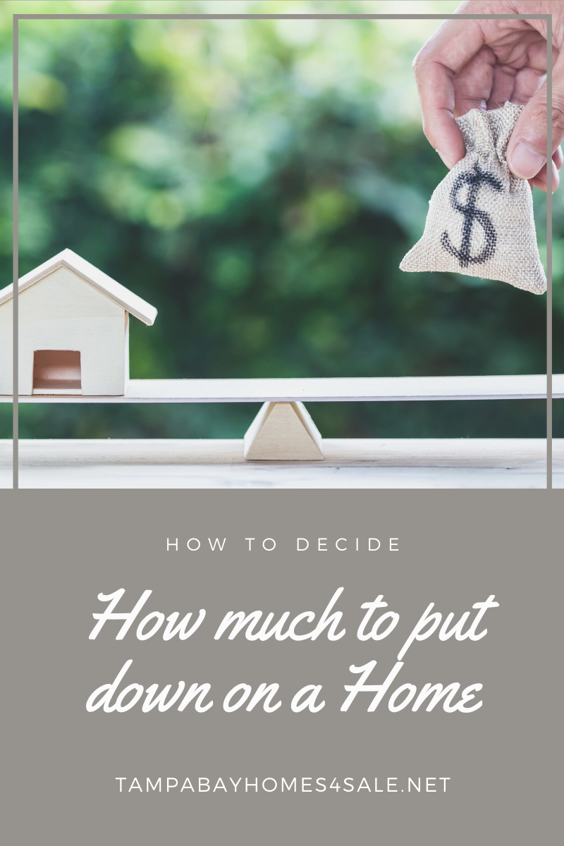 How to Decide How Much to Put down on a Home