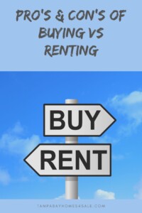 Pro's & Con's of Buying vs Renting